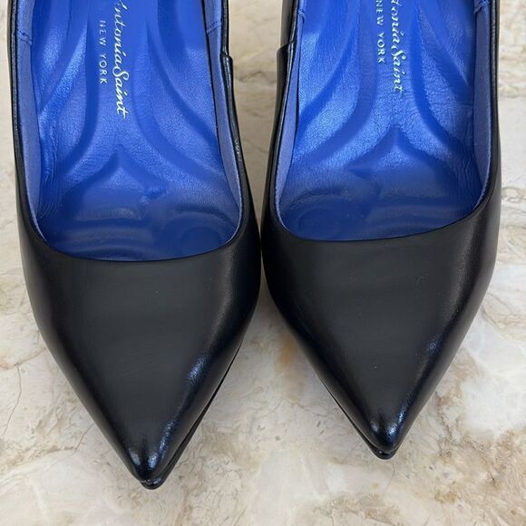 Antonia Saint New York Leather Heels Pumps - Picture 9 of 15